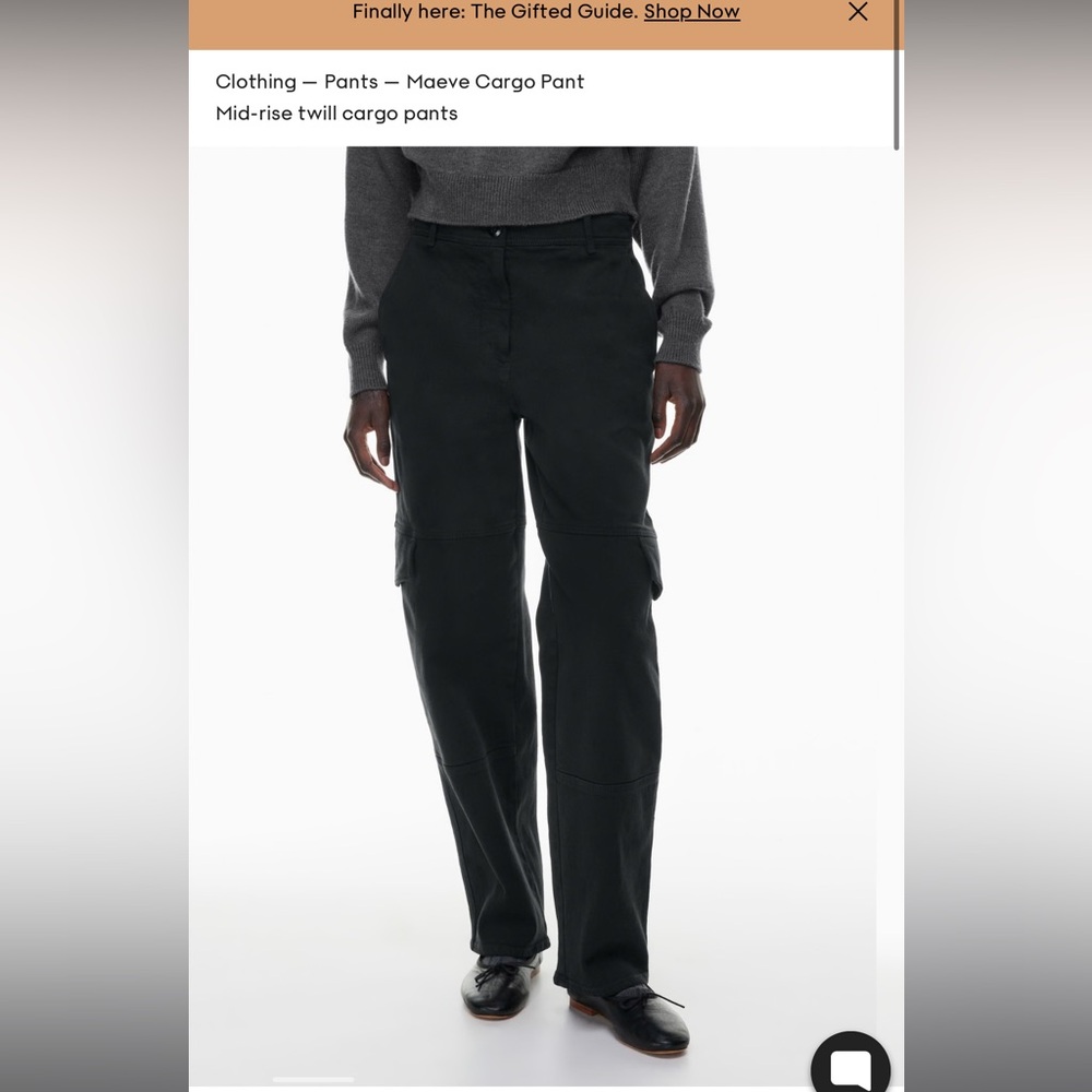 Wilifred free Maeve cargo pants in black